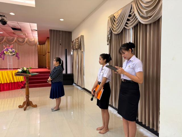 2. 17.03.2567 การอบรมพัฒนาบุคลิกภาพสำหรับนักศึกษาชั้นปีที่ 3 รหัส 64